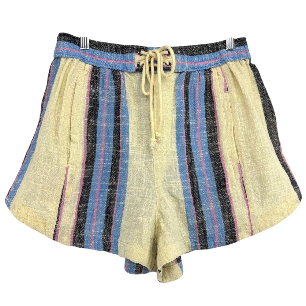 Free People Kalli Board Short Striped Relaxed Medium NEW
